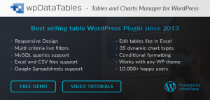 wpDataTables - Tables and Charts Manager for WordPress 6.6