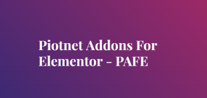 Piotnet Addons For Elementor Pro  7.1.39