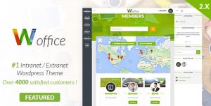 Woffice – Intranet/Extranet WordPress Theme 5.4.16