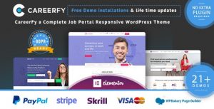 Careerfy - Job Board WordPress Theme  9.8.8